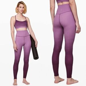Lululemon Purple ombré align Leggings